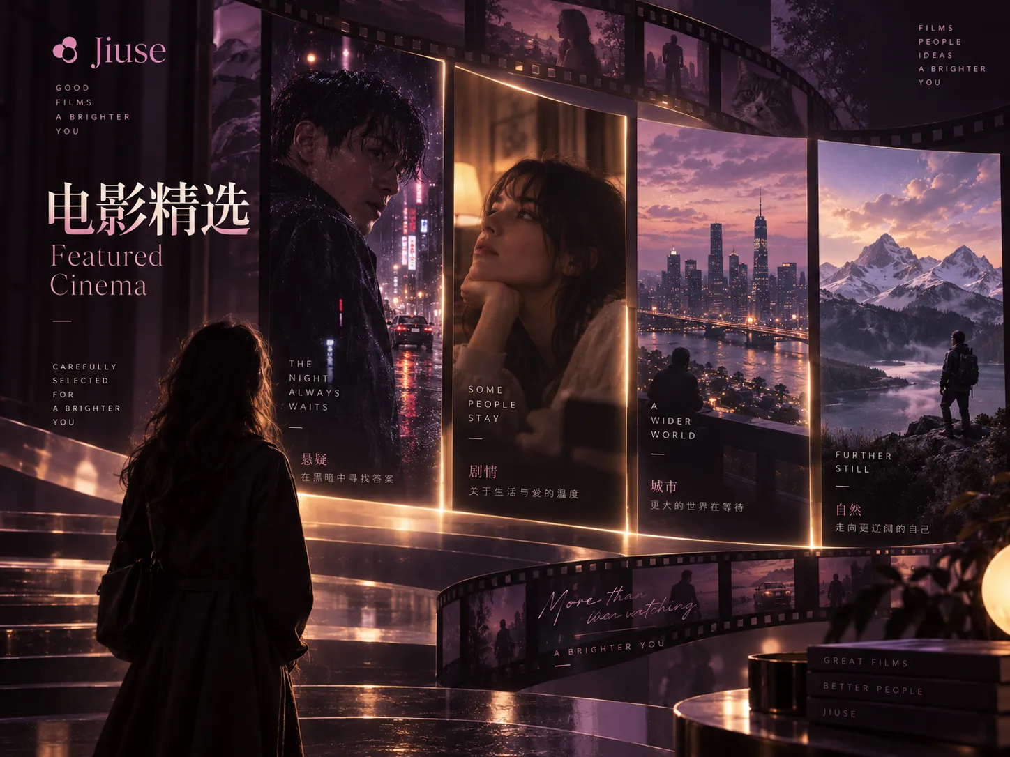 窗边柔光人物侧影